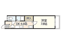 イル・ソーレ中野東駅前 1Kの間取図画像