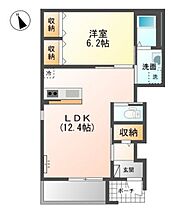 ジュピター  ｜ 広島県東広島市西条町御薗宇（賃貸アパート1LDK・1階・45.42㎡） その2