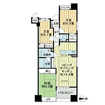 ライオンズマンション上幟シティ  ｜ 広島県広島市中区上幟町（賃貸マンション3LDK・10階・73.86㎡） その2