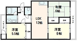 K・B・M井口台 3LDKの間取図画像