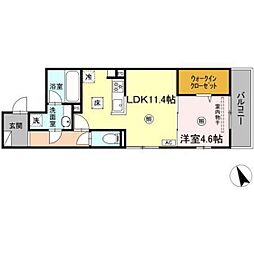 間取図画像 1LDK