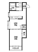 メゾンソレイユ 202 ｜ 新潟県新潟市中央区鐙１丁目15-15（賃貸アパート1LDK・2階・40.16㎡） その2