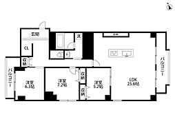 間取図画像 3LDK
