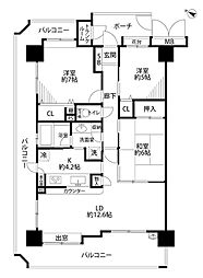 間取図画像 3LDK