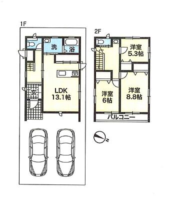 間取り 西区寺尾上新築戸建