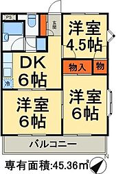 間取図画像 3DK