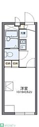 レオパレスシャルムハマナカ 1Kの間取図画像