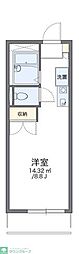 レオパレスTOYODA 1Kの間取図画像