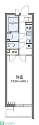 クレイノコンフォール 1Kの間取図画像