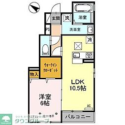 サンセレーナ 1LDKの間取図画像