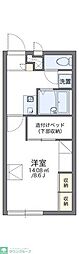 レオパレス桜 1Kの間取図画像