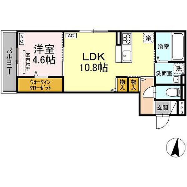 トリシア南蔵王 ｜広島県福山市南蔵王町2丁目(賃貸アパート1LDK・3階・40.65㎡)の写真 その1