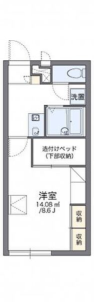 レオパレス芙蓉 208｜広島県福山市蔵王町2丁目(賃貸アパート1K・2階・23.18㎡)の写真 その2