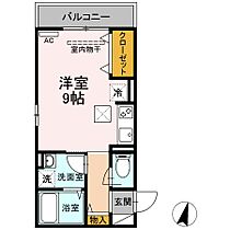 リベラみすず  ｜ 広島県福山市駅家町大字万能倉（賃貸アパート1R・1階・26.86㎡） その2