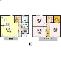 アルト　ポンテ　ローザ　B棟  ｜ 広島県福山市神辺町大字川南（賃貸テラスハウス3LDK・2階・78.38㎡） その2