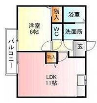 広島県福山市駅家町大字近田（賃貸アパート1LDK・1階・40.15㎡） その2