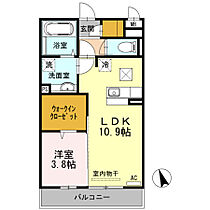 Sejour木之庄  ｜ 広島県福山市木之庄町1丁目（賃貸アパート1LDK・1階・41.29㎡） その2