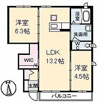 広島県福山市神辺町字下御領（賃貸アパート2LDK・1階・58.17㎡） その2