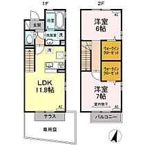 シャンス23  ｜ 広島県福山市神辺町大字川北（賃貸アパート2LDK・2階・65.71㎡） その2