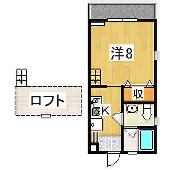 ハイツグランベール C－1｜千葉県銚子市名洗町(賃貸アパート1K・1階・26.45㎡)の写真 その2
