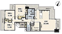 間取図画像 3SLDK