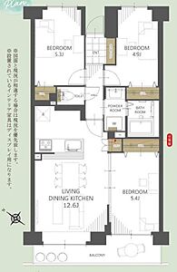 間取り：2026年8月完了の新規リノベーション物件！購入後も充実したサービス保障
