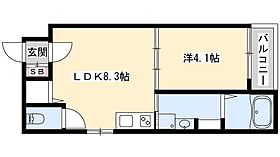 エフ　アセシア　イリア 101 ｜ 兵庫県姫路市京口町（賃貸アパート1LDK・1階・30.43㎡） その2