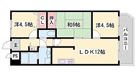 アジュール飾磨 302 ｜ 兵庫県姫路市飾磨区中島（賃貸マンション3LDK・3階・61.05㎡） その2