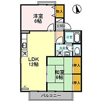 セジュール富永 202 ｜ 兵庫県たつの市龍野町富永（賃貸アパート2LDK・2階・53.68㎡） その2