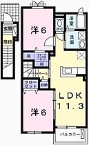 ＰｒｉｍａＳｔｅｌｌａ 202 ｜ 兵庫県相生市緑ケ丘２丁目（賃貸アパート2LDK・2階・58.21㎡） その2