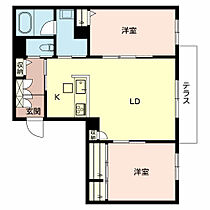 シャーメゾン　オクテット 0102 ｜ 兵庫県姫路市飾磨区下野田１丁目（賃貸アパート2LDK・1階・62.37㎡） その2