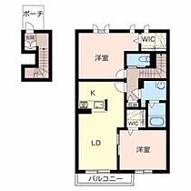 ソレイユ高浜 202 ｜ 兵庫県姫路市飾磨区下野田４丁目（賃貸アパート2LDK・2階・71.45㎡） その2