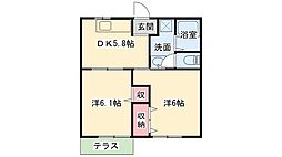 ファミール蓼野 2階