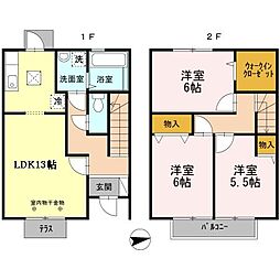 オークスコート西新在家　B棟 1階