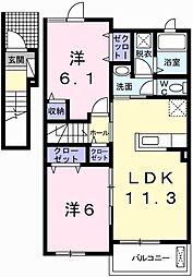 セレーノ　カーサII 2階