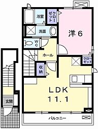 間取図画像 1LDK