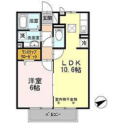 間取図画像 1LDK