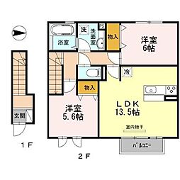 クレセール 2階