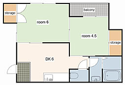 シンプルライライフ田寺 2階
