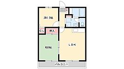 クレール香呂 2階