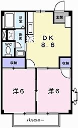 グリーンハイツ三木 2階