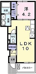 間取図画像 1LDK