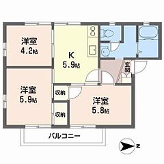 物件の間取り