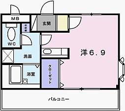 フラッツネオシティー 2階/201