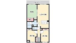 アルコラカーサ姫路土山 3LDKの間取図画像