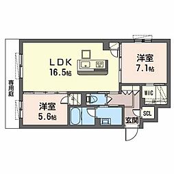 シャーメゾングラン今在家 1階/103