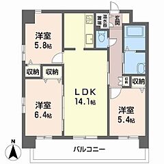 物件の間取り