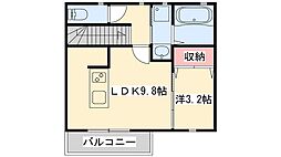 ケイレジデンス駅前通2 1LDKの間取図画像
