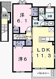 セレーノ カーサII 2階