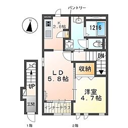 アンジェ大谷 2階